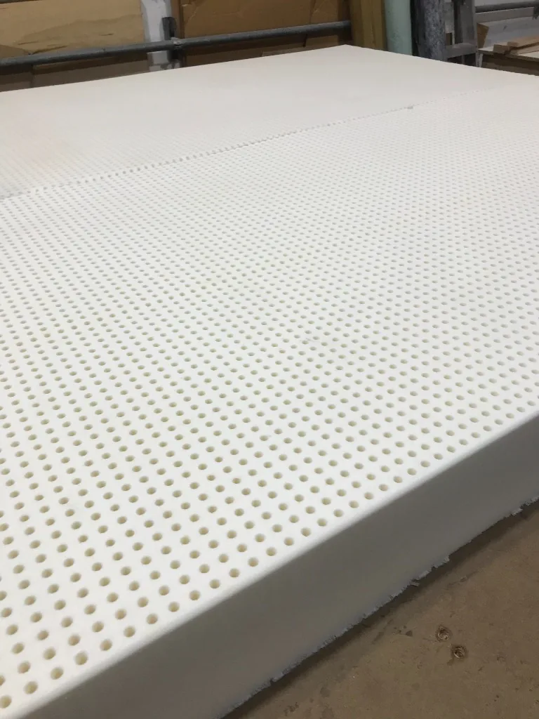 Natural latex core with ventilation channels at Maylin Mattress